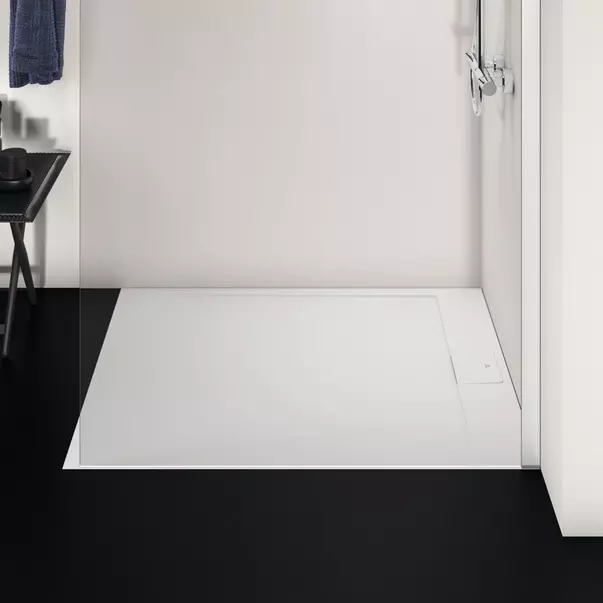 Cadita de dus dreptunghiulara Ideal Standard i.life Ultra Flat S alb pur 120x100 cm [3]