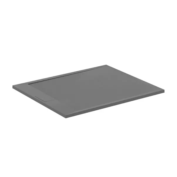 Cabine de dus dreptunghiulare - Cadita de dus dreptunghiulara Ideal Standard i.life Ultra Flat S gri asfaltic 120x100 cm