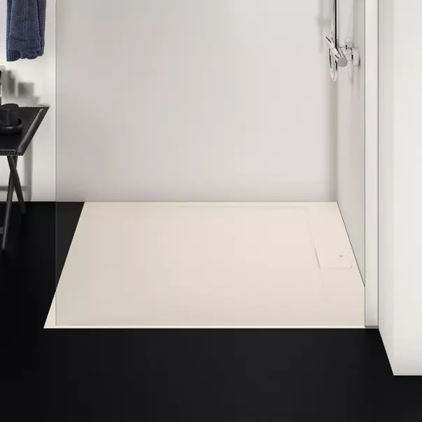 Cadita de dus dreptunghiulara Ideal Standard i.life Ultra Flat S nisipiu 120x100 cm [3]