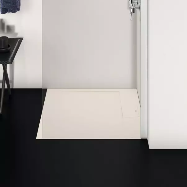 Cadita de dus patrata Ideal Standard i.life Ultra Flat S nisipiu 80x80 cm [3]