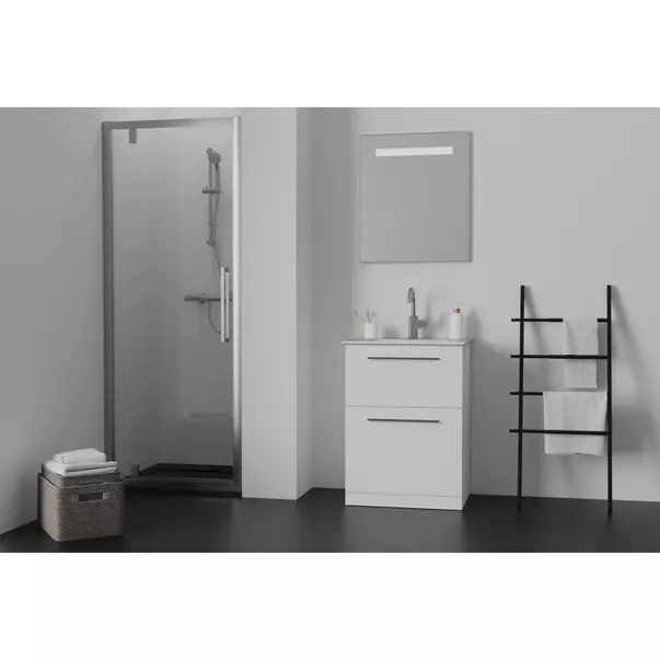 Cadita de dus patrata Ideal Standard i.life Ultra Flat S negru intens 80x80 cm [4]