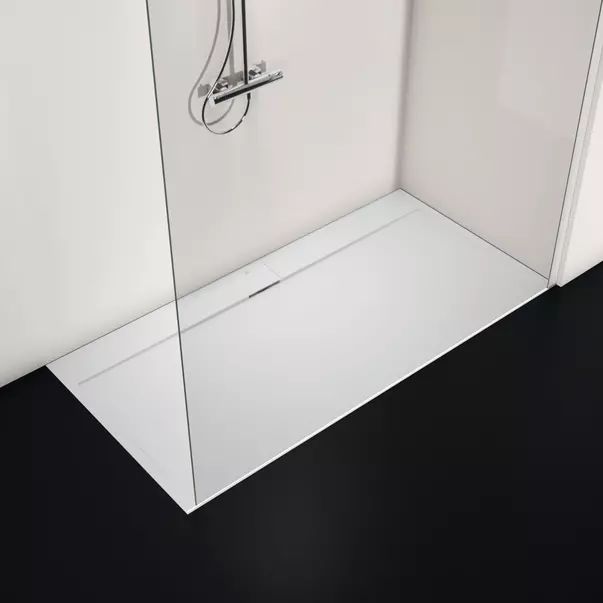 Cabine de dus dreptunghiulare - Cadita de dus dreptunghiulara Ideal Standard i.life Ultra Flat S alb pur 180x90 cm