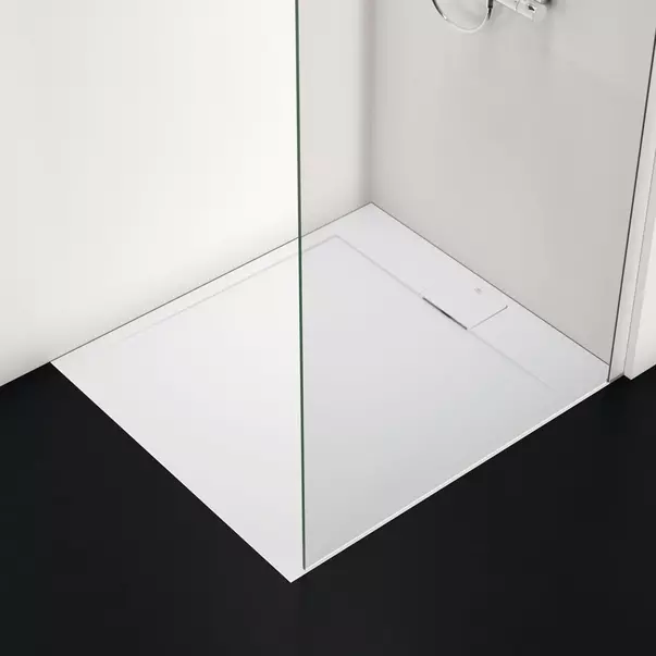 Cadita de dus dreptunghiulara Ideal Standard i.life Ultra Flat S alb pur 100x90 cm [2]