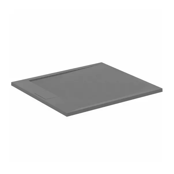 Cadita de dus dreptunghiulara Ideal Standard i.life Ultra Flat S gri asfaltic 100x90 cm [2]