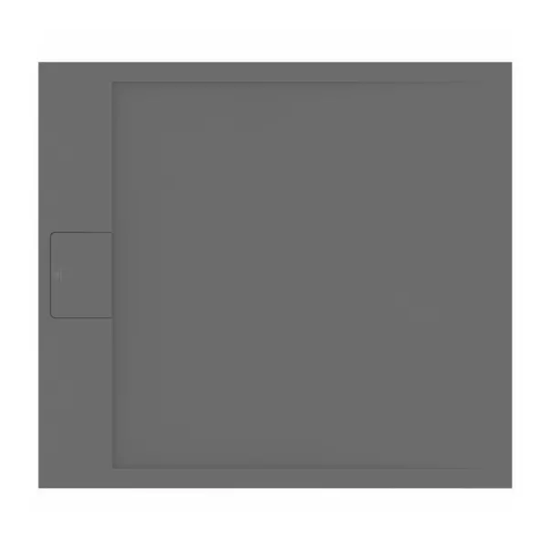 Cadita de dus dreptunghiulara Ideal Standard i.life Ultra Flat S gri asfaltic 100x90 cm [4]