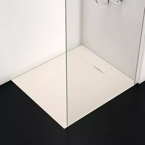 Cadita de dus dreptunghiulara Ideal Standard i.life Ultra Flat S nisipiu 100x90 cm [2]