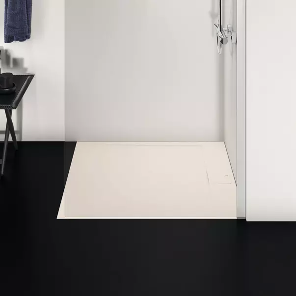 Cadita de dus dreptunghiulara Ideal Standard i.life Ultra Flat S nisipiu 100x90 cm [3]