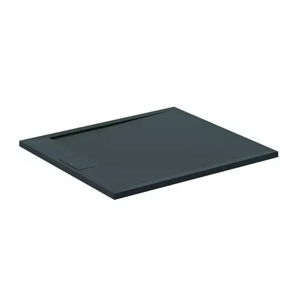 Cabine de dus dreptunghiulare - Cadita de dus dreptunghiulara Ideal Standard i.life Ultra Flat S negru intens 100x90 cm