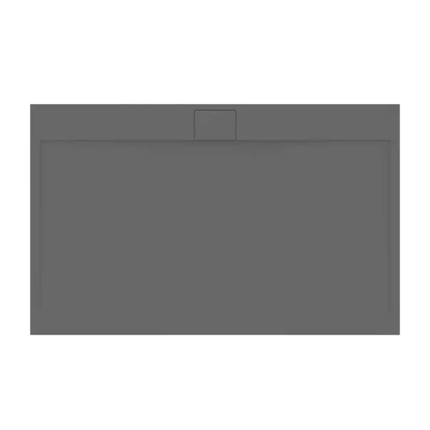 Cadita de dus dreptunghiulara Ideal Standard i.life Ultra Flat S gri asfaltic 160x100 cm [4]