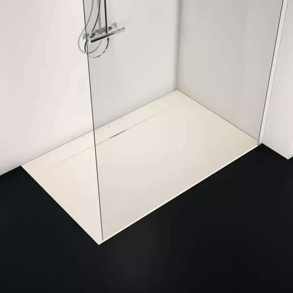 Cadita de dus dreptunghiulara Ideal Standard i.life Ultra Flat S nisipiu 160x100 cm [2]