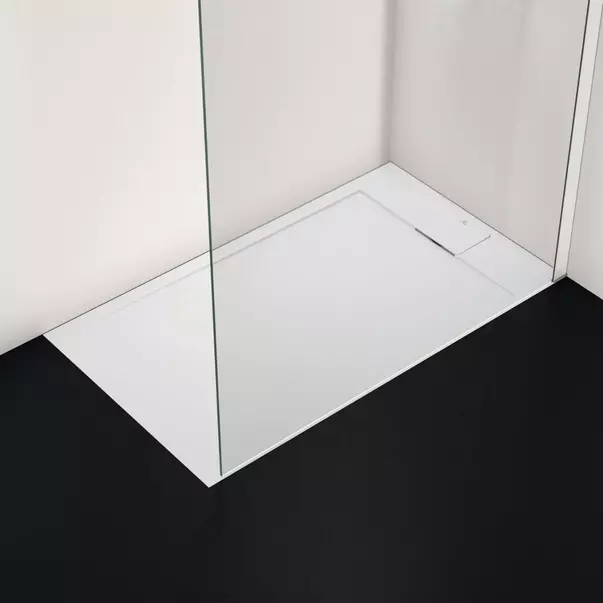 Cadita de dus dreptunghiulara Ideal Standard i.life Ultra Flat S alb pur 120x70 cm [2]