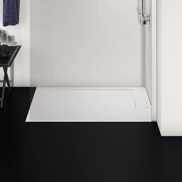 Cadita de dus dreptunghiulara Ideal Standard i.life Ultra Flat S alb pur 120x70 cm [3]