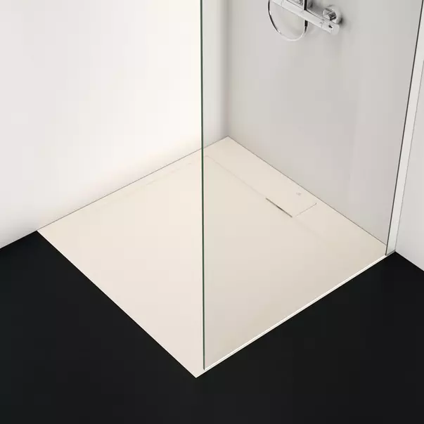 Cadita de dus patrata Ideal Standard i.life Ultra Flat S nisipiu 100x100 cm [2]