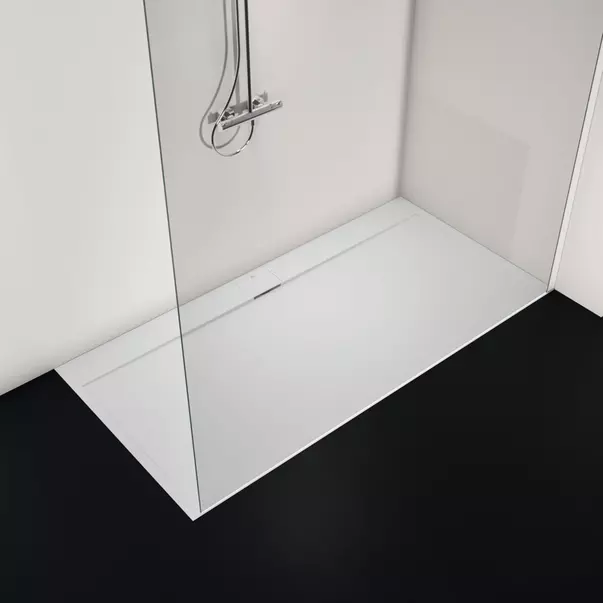 Cadita de dus dreptunghiulara Ideal Standard i.life Ultra Flat S alb pur 200x100 cm [2]