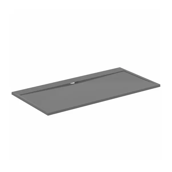 Cabine de dus dreptunghiulare - Cadita de dus dreptunghiulara Ideal Standard i.life Ultra Flat S gri asfaltic 200x100 cm