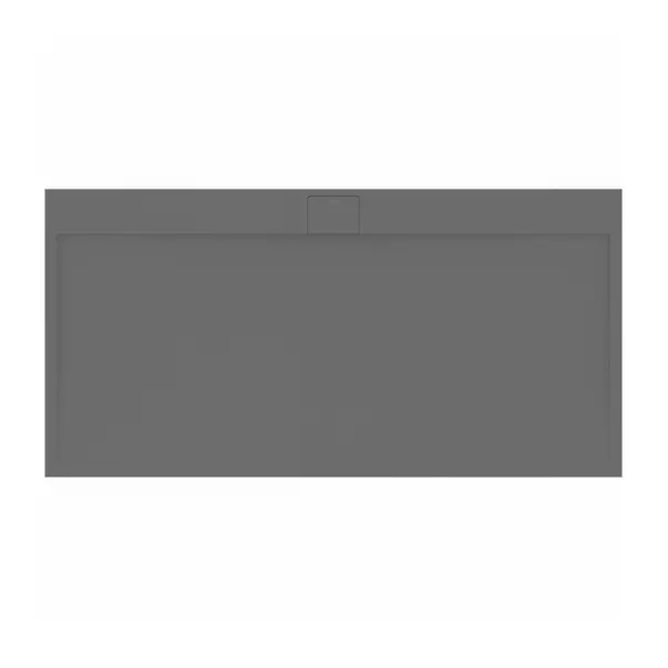 Cadita de dus dreptunghiulara Ideal Standard i.life Ultra Flat S gri asfaltic 200x100 cm [4]