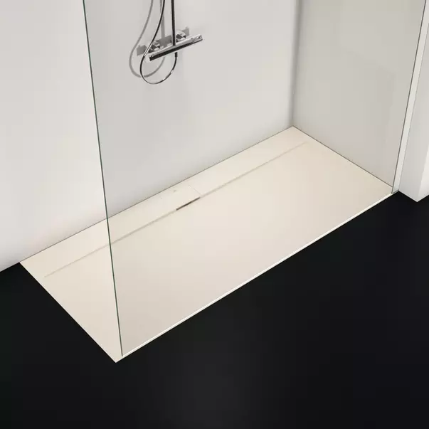 Cadita de dus dreptunghiulara Ideal Standard i.life Ultra Flat S nisipiu 180x80 cm [2]