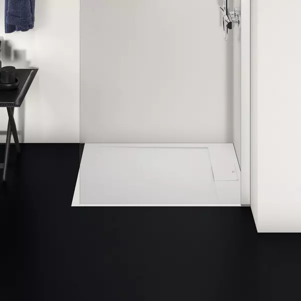Cabine de dus dreptunghiulare - Cadita de dus dreptunghiulara Ideal Standard i.life Ultra Flat S alb pur 90x70 cm