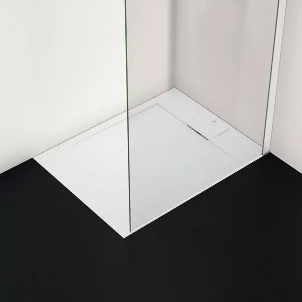Cadita de dus dreptunghiulara Ideal Standard i.life Ultra Flat S alb pur 90x70 cm [3]