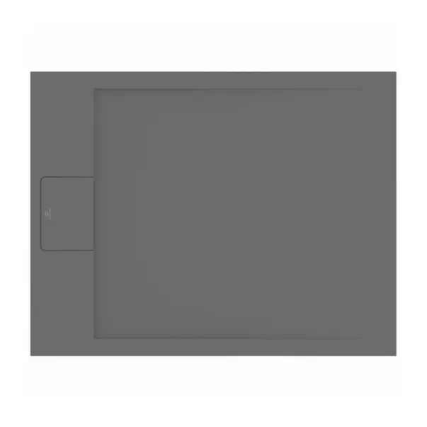 Cadita de dus dreptunghiulara Ideal Standard i.life Ultra Flat S gri asfaltic 90x70 cm [4]