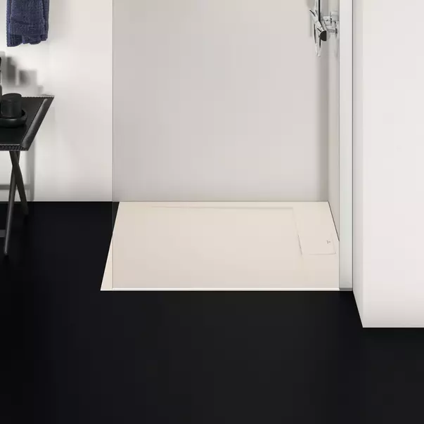 Cadita de dus dreptunghiulara Ideal Standard i.life Ultra Flat S nisipiu 90x70 cm [3]