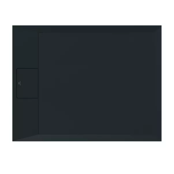 Cadita de dus dreptunghiulara Ideal Standard i.life Ultra Flat S negru intens 90x70 cm [4]