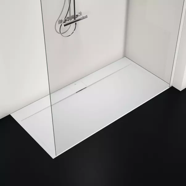 Cadita de dus dreptunghiulara Ideal Standard i.life Ultra Flat S alb pur 170x80 cm [2]