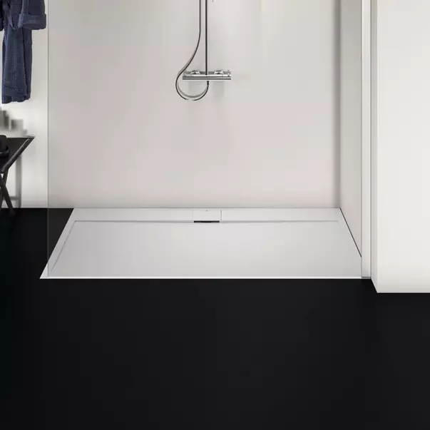 Cadita de dus dreptunghiulara Ideal Standard i.life Ultra Flat S alb pur 170x80 cm [3]