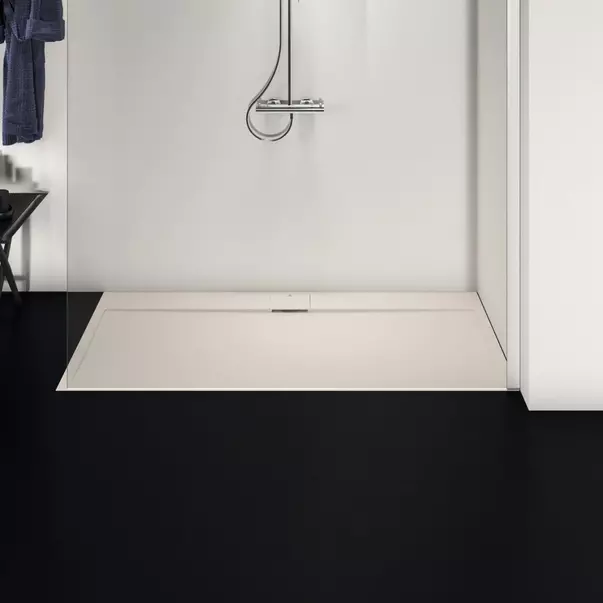 Cadita de dus dreptunghiulara Ideal Standard i.life Ultra Flat S nisipiu 170x80 cm [3]