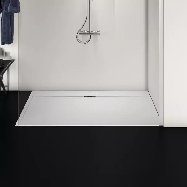 Cadita de dus dreptunghiulara Ideal Standard i.life Ultra Flat S alb pur 170x90 cm [4]