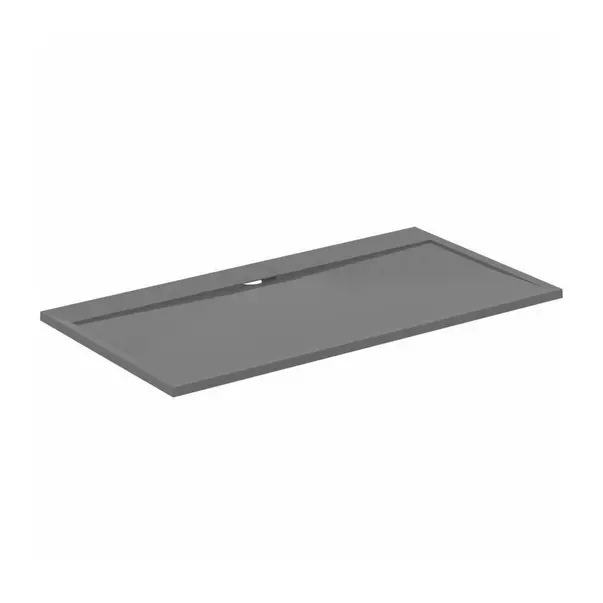 Cabine de dus dreptunghiulare - Cadita de dus dreptunghiulara Ideal Standard i.life Ultra Flat S gri asfaltic 170x90 cm