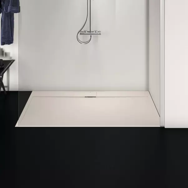 Cabine de dus dreptunghiulare - Cadita de dus dreptunghiulara Ideal Standard i.life Ultra Flat S nisipiu 170x90 cm