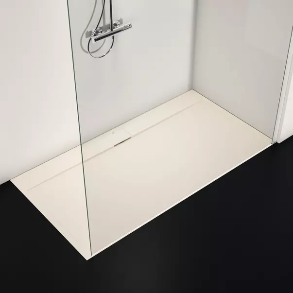 Cadita de dus dreptunghiulara Ideal Standard i.life Ultra Flat S nisipiu 170x90 cm [3]