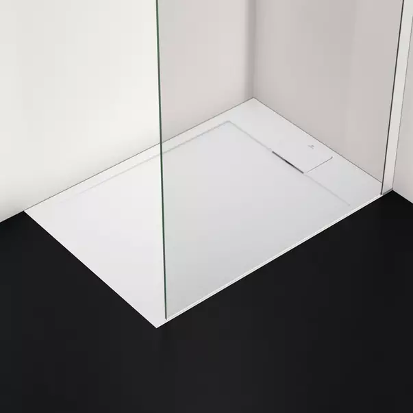 Cabine de dus dreptunghiulare - Cadita de dus dreptunghiulara Ideal Standard i.life Ultra Flat S alb pur 100x70 cm