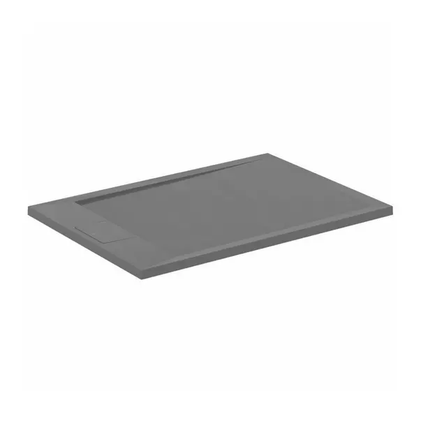 Cabine de dus dreptunghiulare - Cadita de dus dreptunghiulara Ideal Standard i.life Ultra Flat S gri asfaltic 100x70 cm