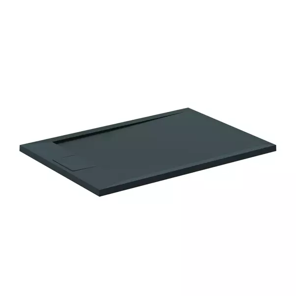 Cabine de dus dreptunghiulare - Cadita de dus dreptunghiulara Ideal Standard i.life Ultra Flat S negru intens 100x70 cm