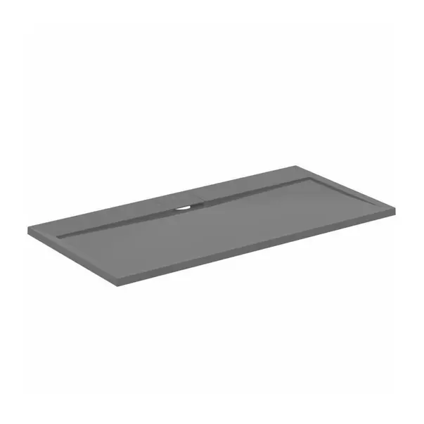Cabine de dus dreptunghiulare - Cadita de dus dreptunghiulara Ideal Standard i.life Ultra Flat S gri asfaltic 140x70 cm
