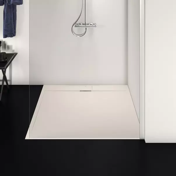 Cadita de dus patrata Ideal Standard i.life Ultra Flat S nisipiu 120x120 cm [3]
