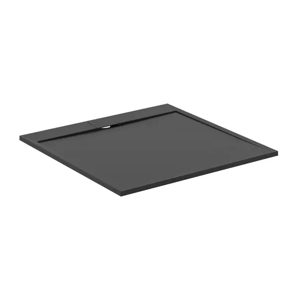 Cabine de dus dreptunghiulare - Cadita de dus patrata Ideal Standard i.life Ultra Flat S negru intens 120x120 cm