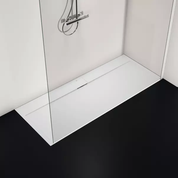 Cadita de dus dreptunghiulara Ideal Standard i.life Ultra Flat S alb pur 170x70 cm [2]