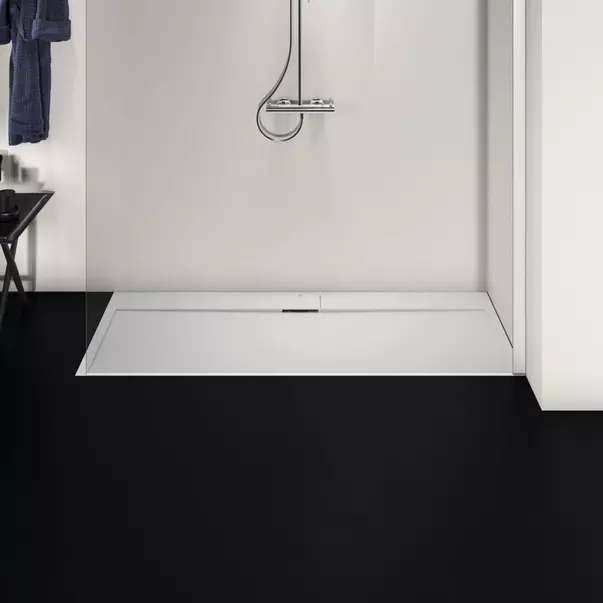 Cadita de dus dreptunghiulara Ideal Standard i.life Ultra Flat S alb pur 170x70 cm [3]