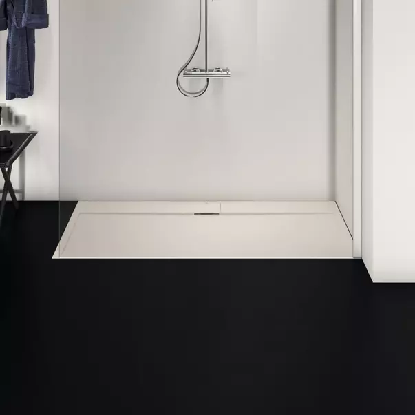 Cadita de dus dreptunghiulara Ideal Standard i.life Ultra Flat S nisipiu 170x70 cm [3]