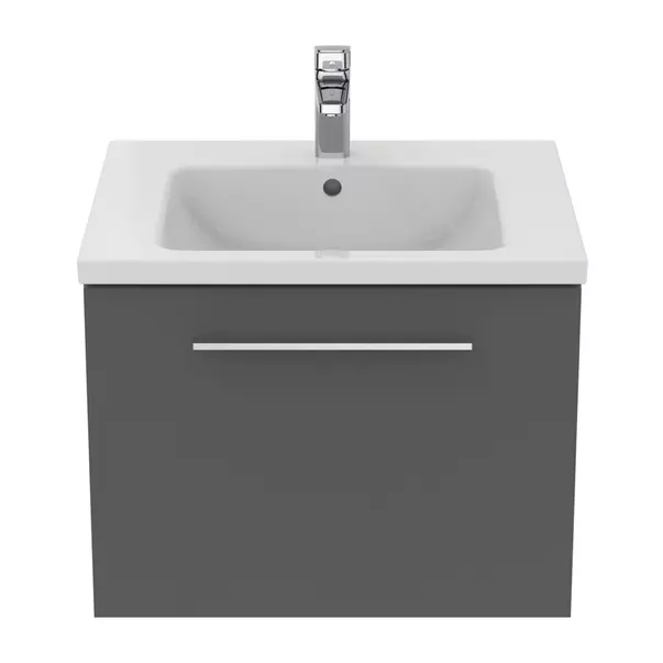 Dulap baza suspendat Ideal Standard i.life B gri quartz mat 1 sertar 60 cm [2]