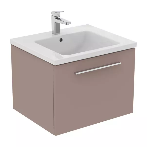 Dulap baza suspendat Ideal Standard i.life B gri - bej mat 1 sertar 60 cm [3]