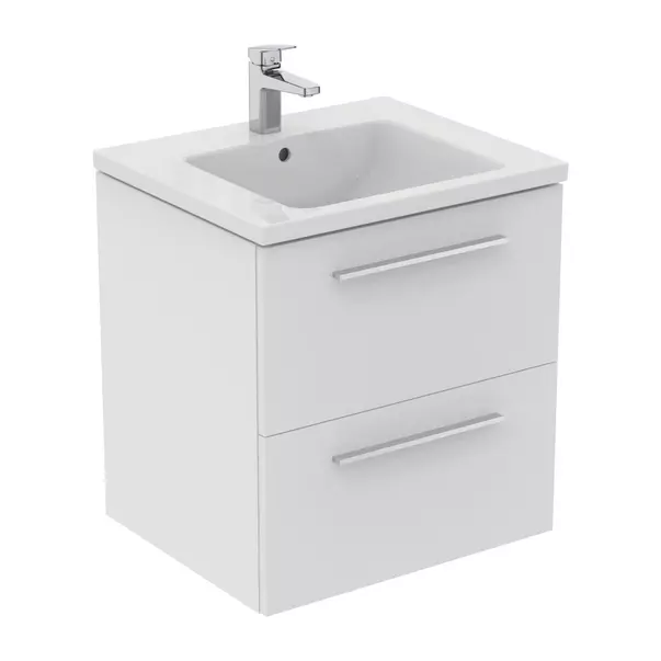 Dulap baza suspendat Ideal Standard i.life B alb mat 2 sertare 60 cm [10]