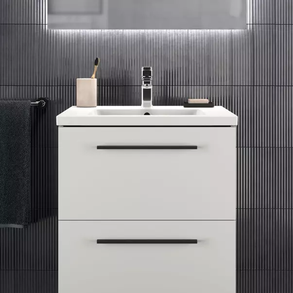 Dulap baza suspendat Ideal Standard i.life B alb mat 2 sertare 60 cm [3]