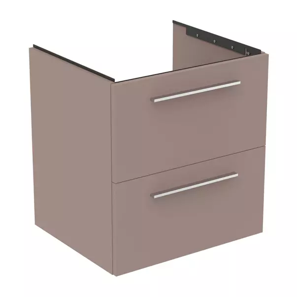Dulap baza suspendat Ideal Standard i.life B gri - bej mat 2 sertare 60 cm [12]