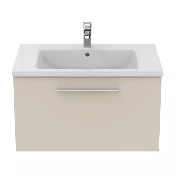 Dulap baza suspendat Ideal Standard i.life B bej nisipiu mat 1 sertar 80 cm [2]
