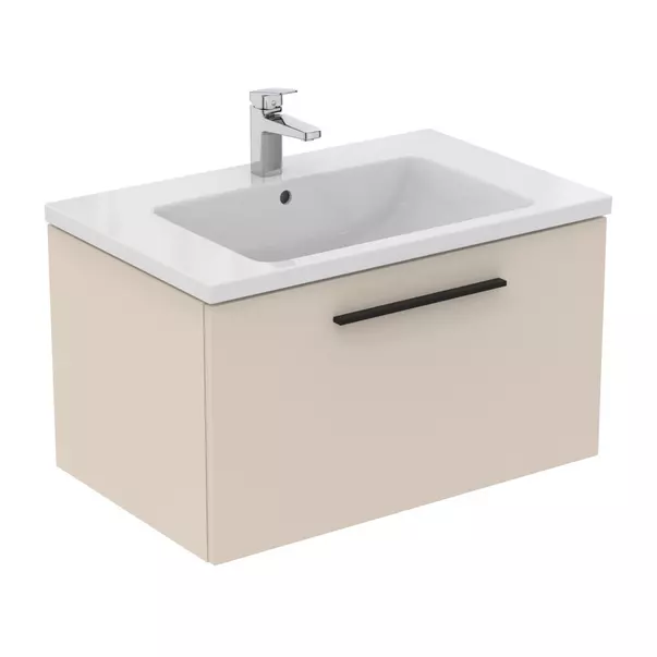 Dulap baza suspendat Ideal Standard i.life B bej nisipiu mat 1 sertar 80 cm [3]