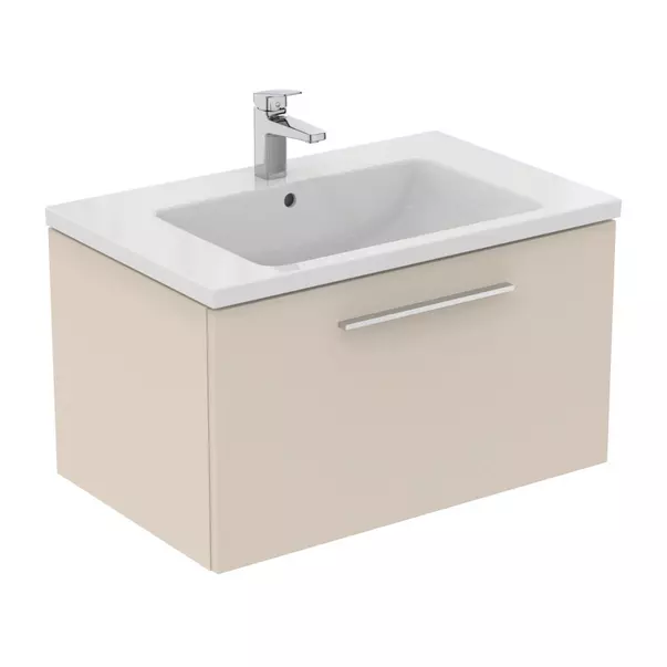 Dulap baza suspendat Ideal Standard i.life B bej nisipiu mat 1 sertar 80 cm [4]